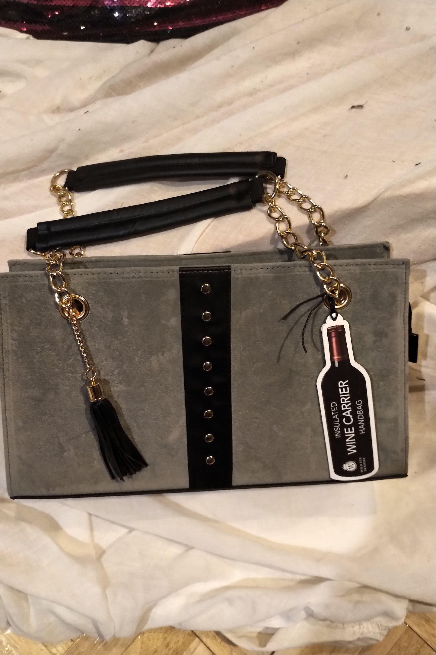 Purse/Handbag Wild Eye Design Insulated Wine/Lunch Carrier
